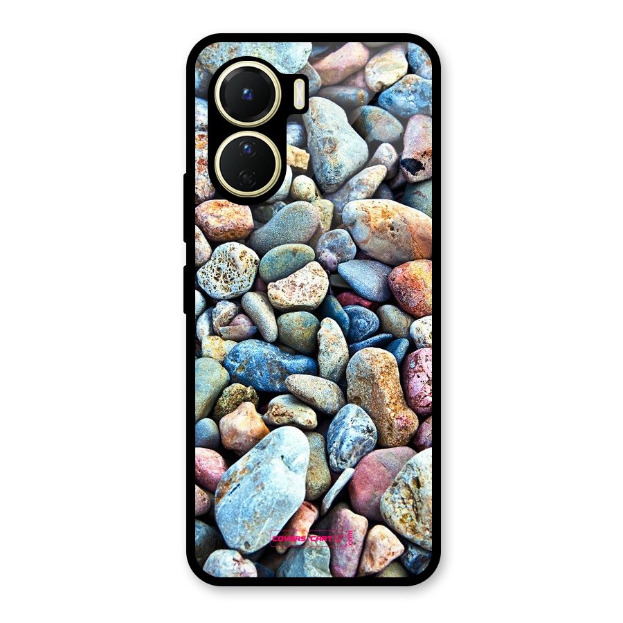 Pebbles Glass Back Case for Vivo Y56