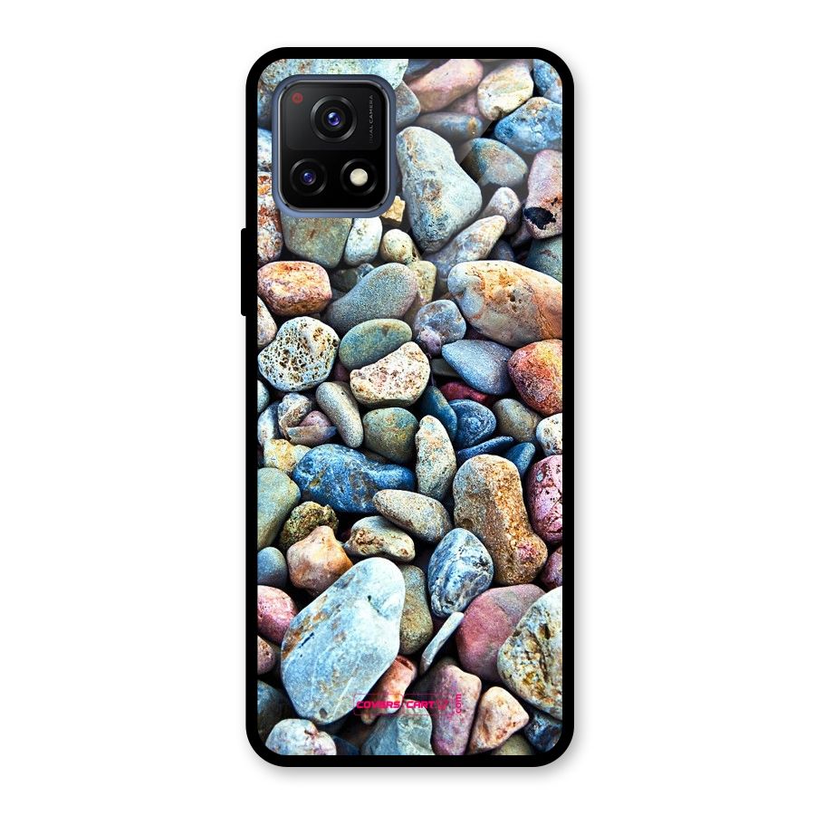 Pebbles Glass Back Case for Vivo Y72 5G