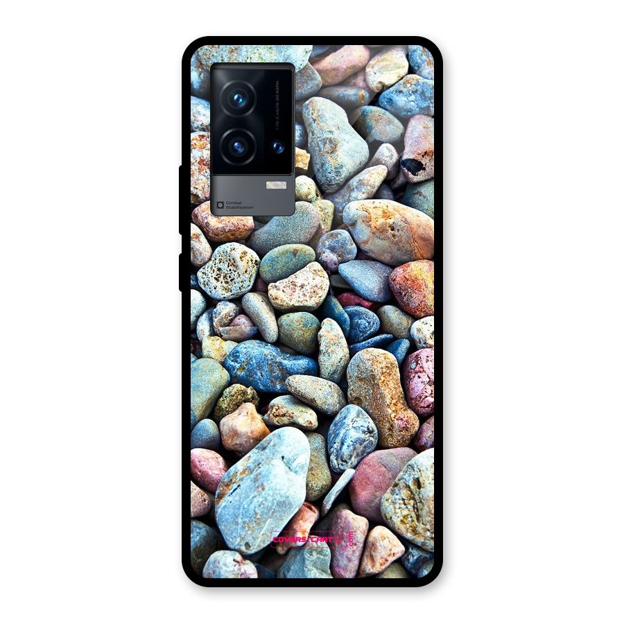 Pebbles Glass Back Case for iQOO 9 5G