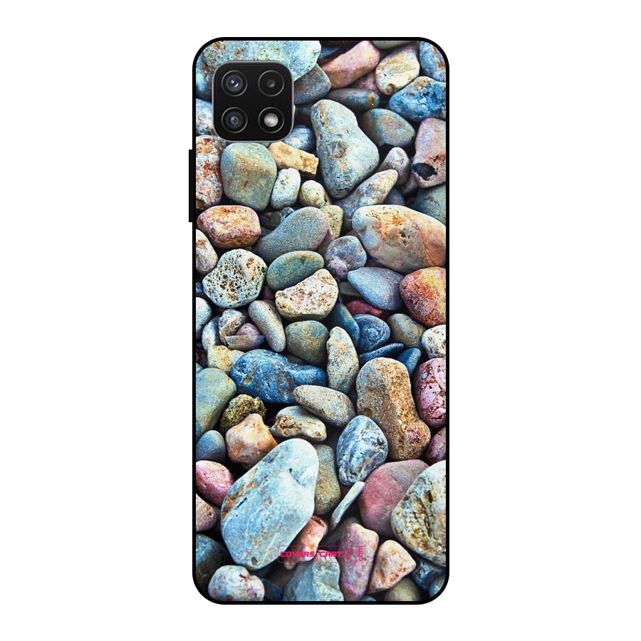 Pebbles Metal Back Case for Galaxy A22 5G