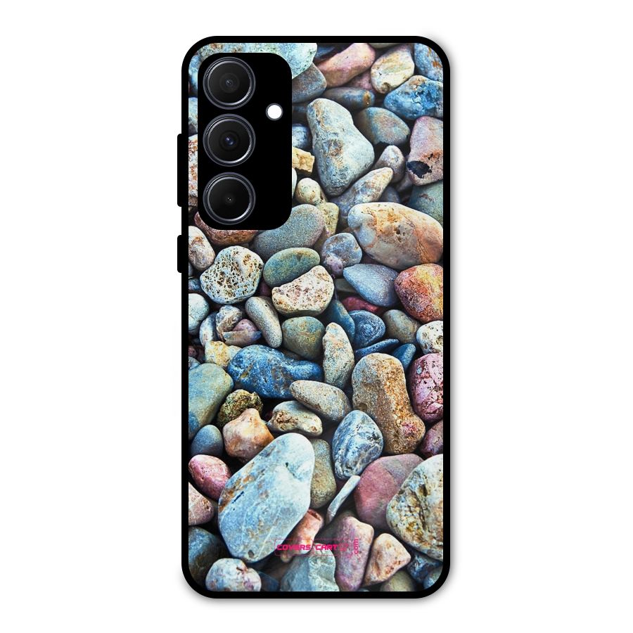 Pebbles Metal Back Case for Galaxy A35