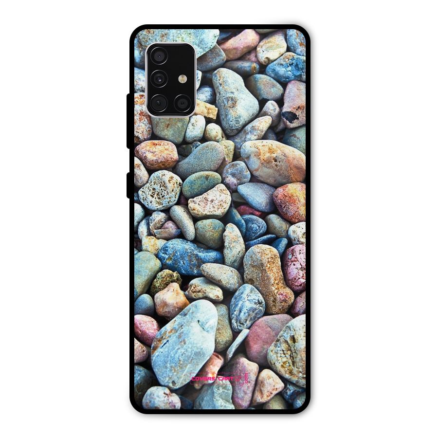 Pebbles Metal Back Case for Galaxy A51
