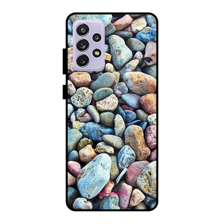 Pebbles Metal Back Case for Galaxy A72