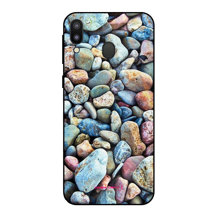Pebbles Metal Back Case for Galaxy M20
