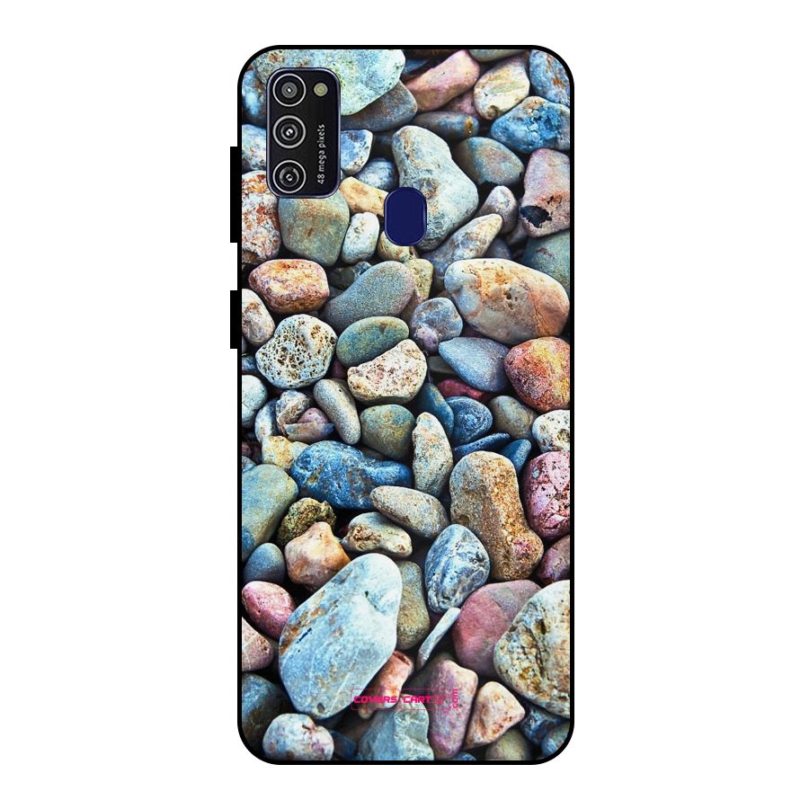 Pebbles Metal Back Case for Galaxy M21