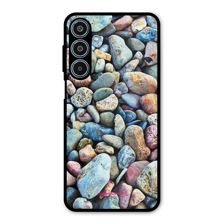 Pebbles Metal Back Case for Galaxy M35