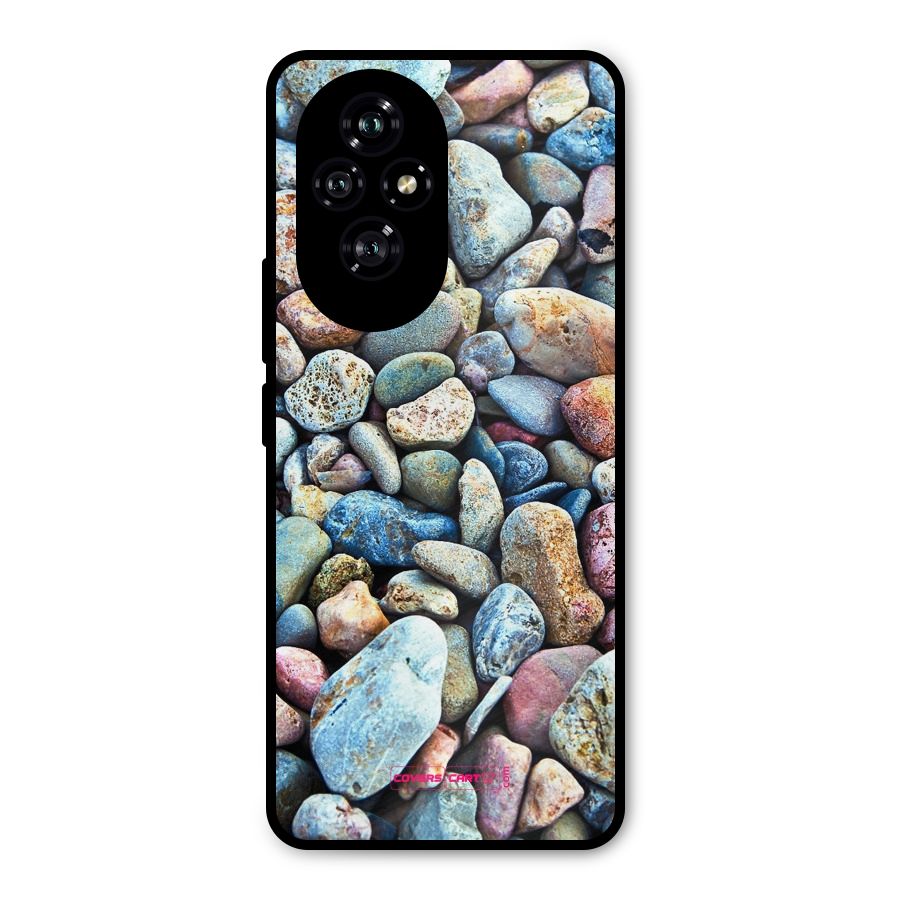 Pebbles Metal Back Case for Honor 200