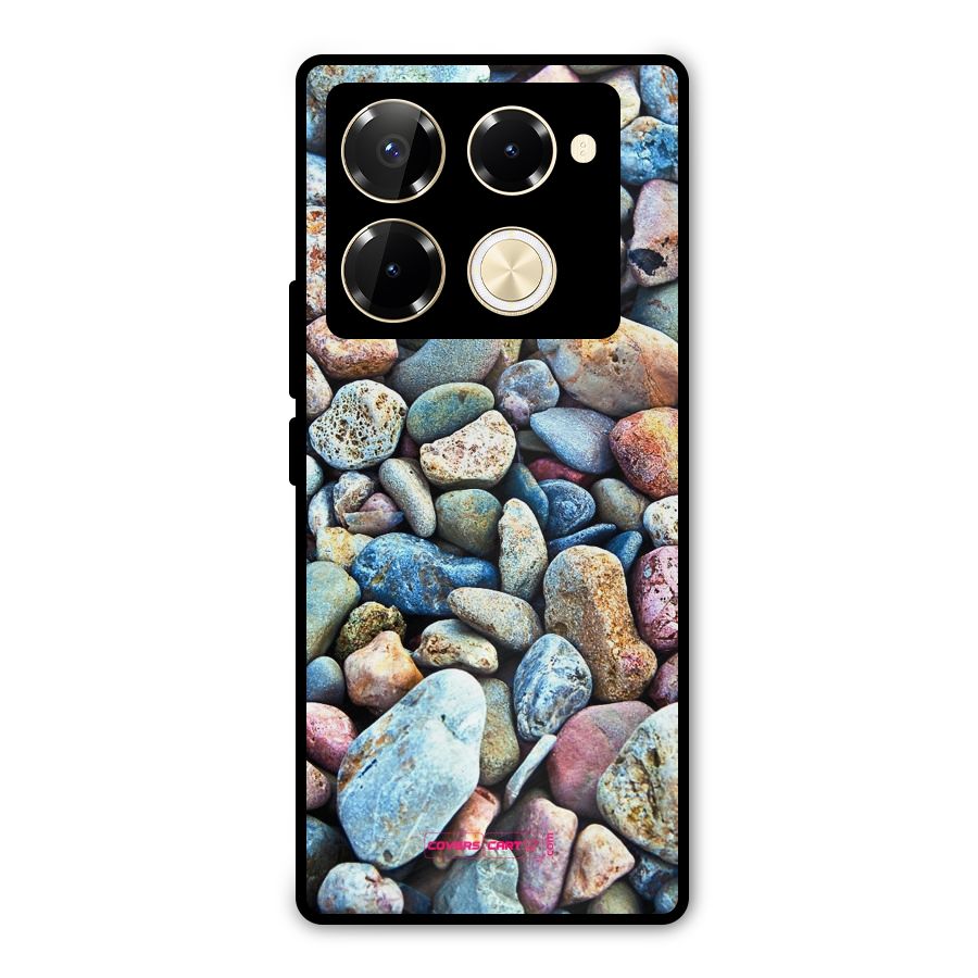 Pebbles Metal Back Case for Infinix Note 40 Pro
