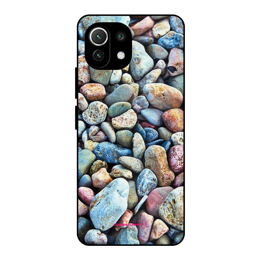 Pebbles Metal Back Case for Mi 11 Lite NE 5G