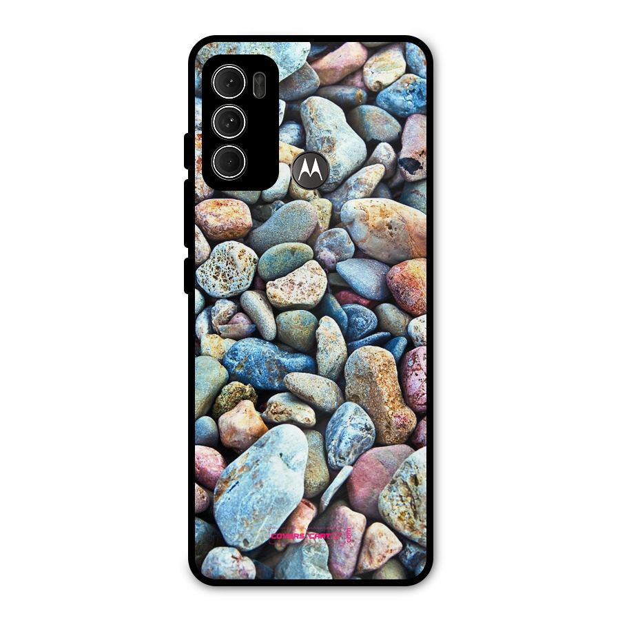 Pebbles Metal Back Case for Moto G60