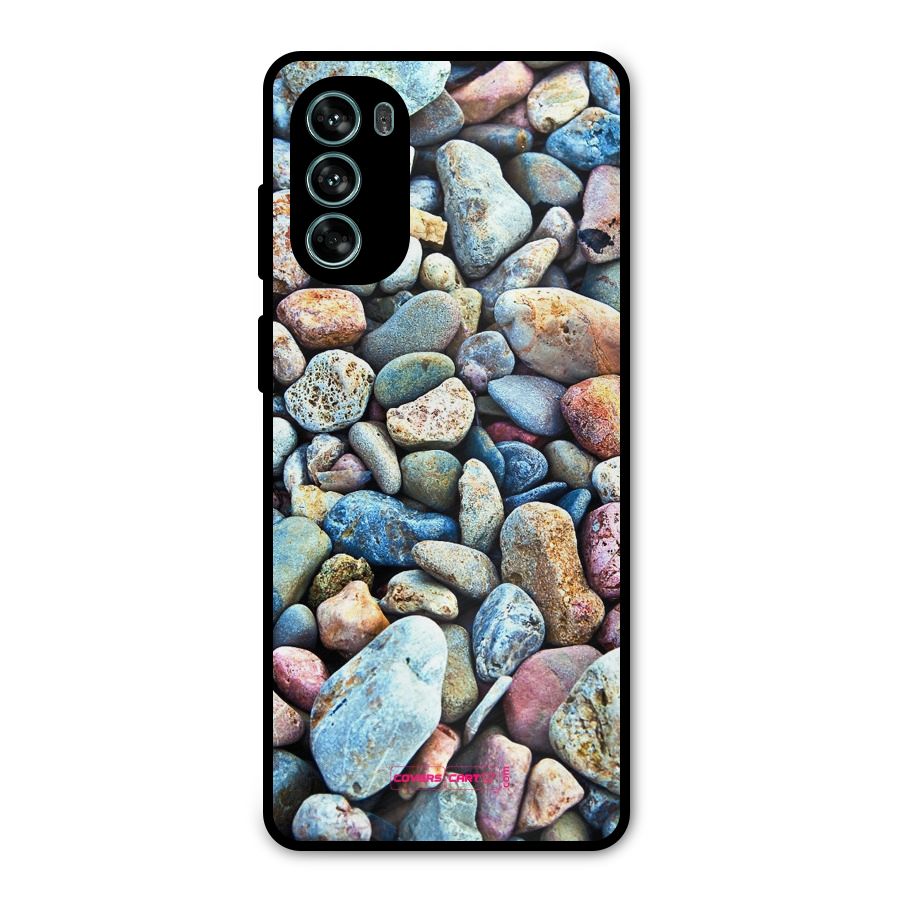 Pebbles Metal Back Case for Moto G62