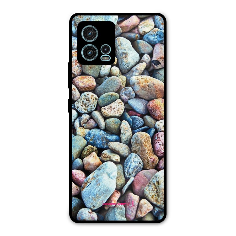 Pebbles Metal Back Case for Moto G72