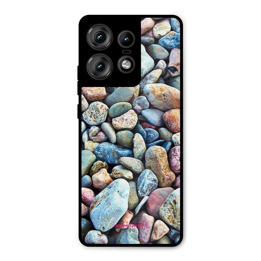 Pebbles Metal Back Case for Motorola Edge 50 Pro