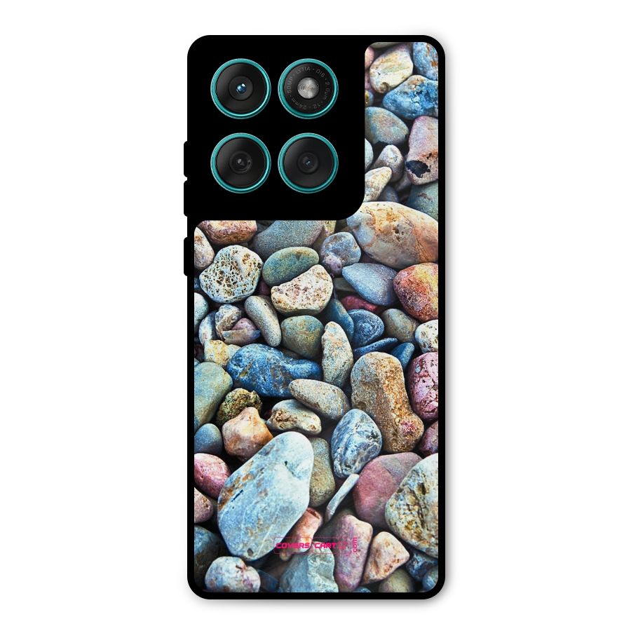 Pebbles Metal Back Case for Motorola Edge 60 Fusion