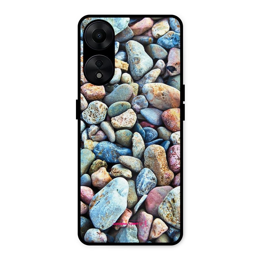 Pebbles Metal Back Case for Oppo A78 5G