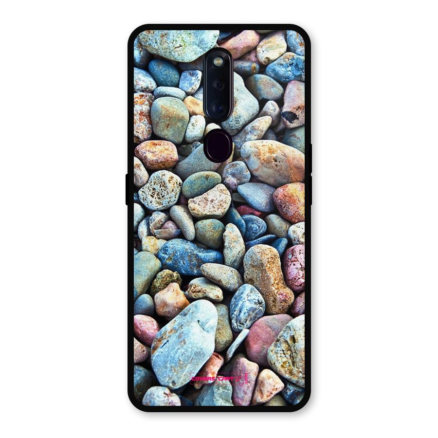 Pebbles Metal Back Case for Oppo F11 Pro