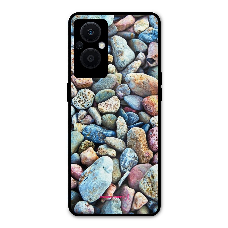 Pebbles Metal Back Case for Oppo F21 Pro 5G