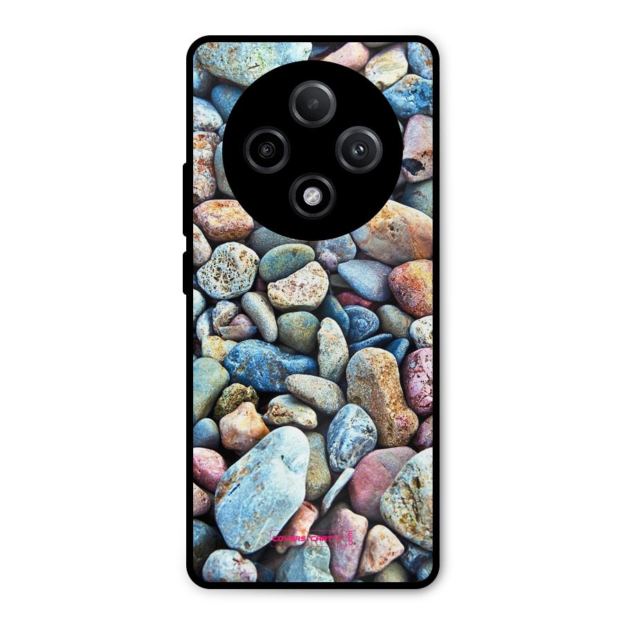 Pebbles Metal Back Case for Oppo F27 Pro Plus