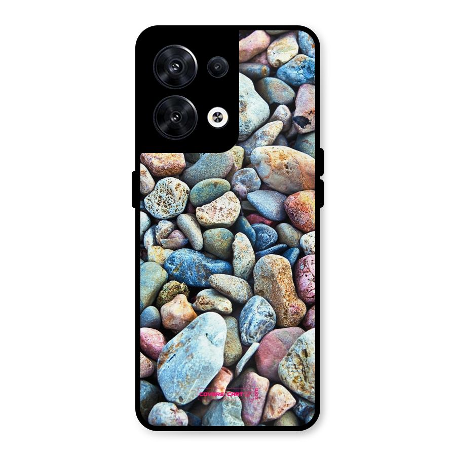 Pebbles Metal Back Case for Oppo Reno8 5G