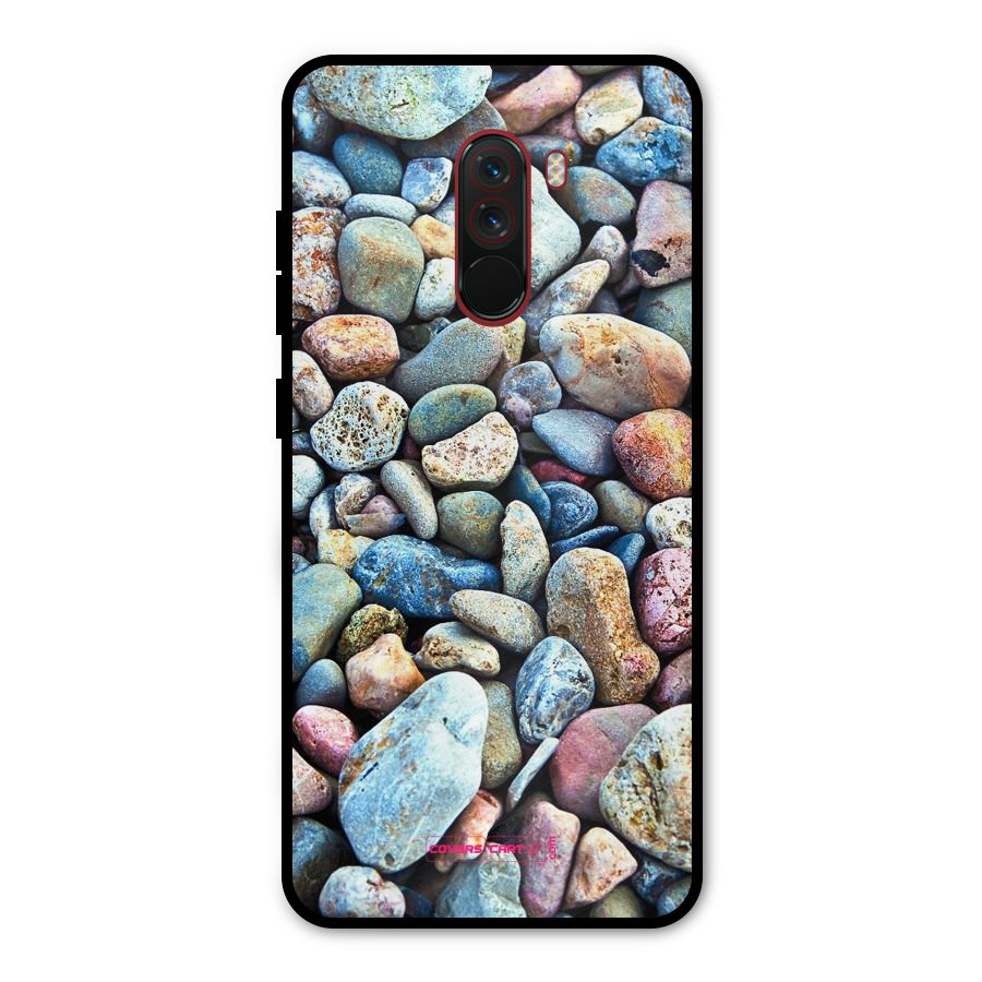 Pebbles Metal Back Case for Poco F1
