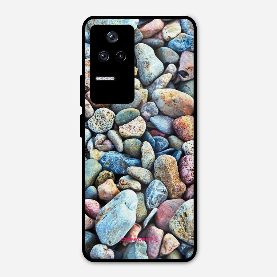 Pebbles Metal Back Case for Poco F4 5G