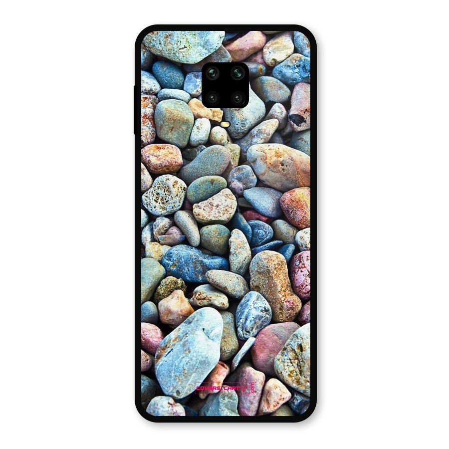 Pebbles Metal Back Case for Poco M2
