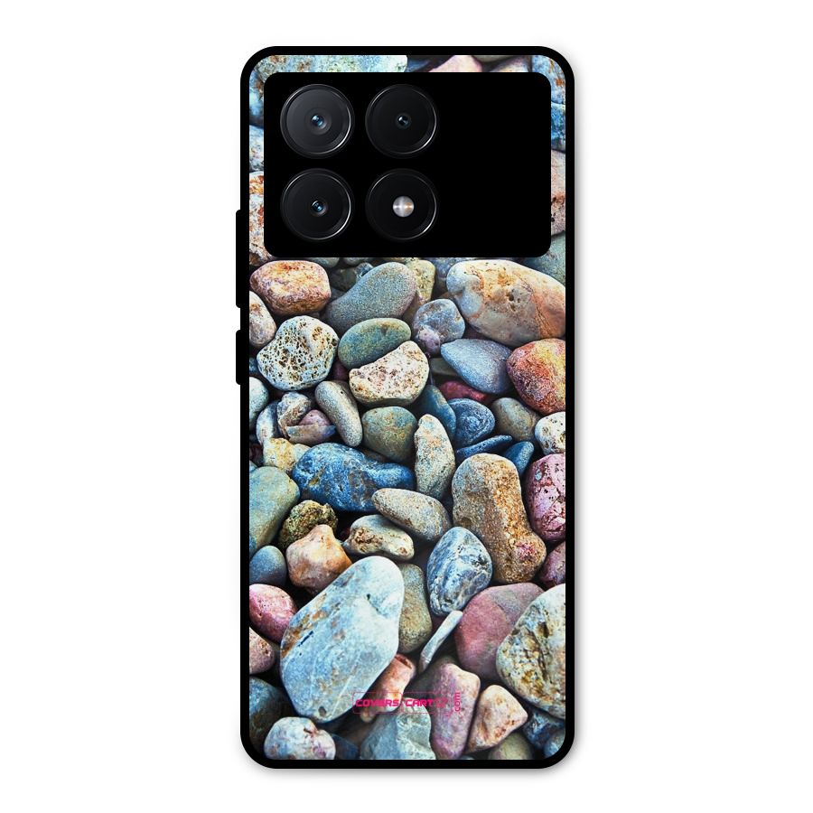 Pebbles Metal Back Case for Poco X6 Pro