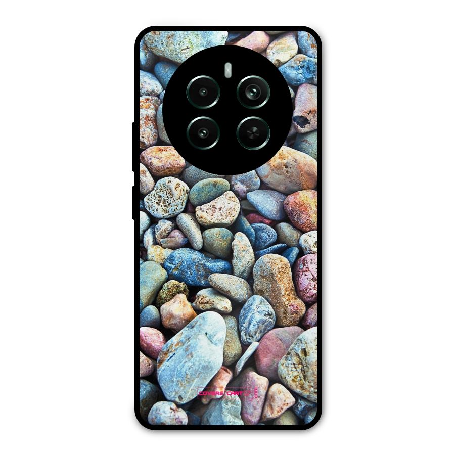 Pebbles Metal Back Case for Realme 12 Pro Plus