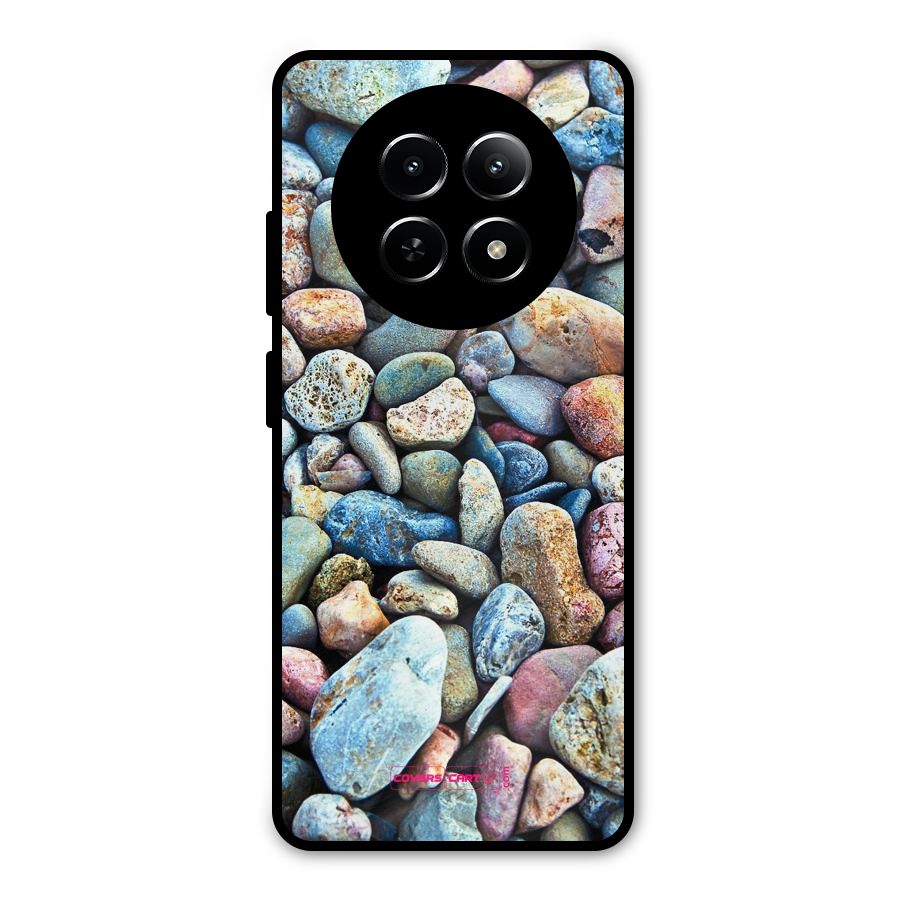 Pebbles Metal Back Case for Realme 13