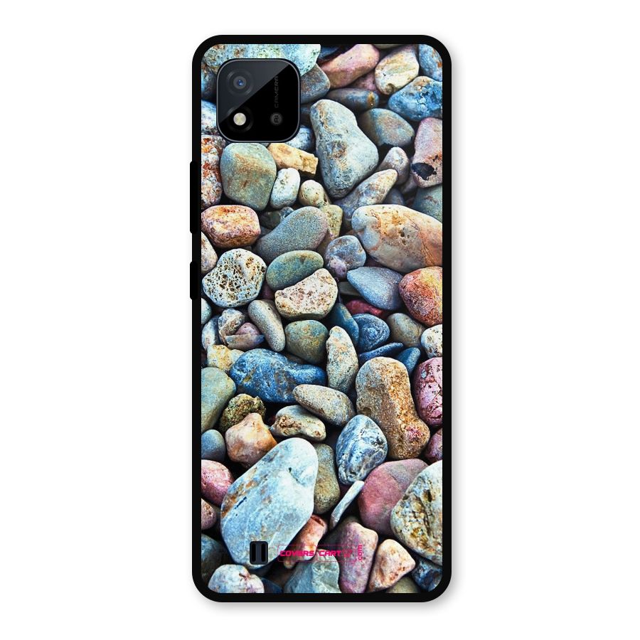 Pebbles Metal Back Case for Realme C11 2021