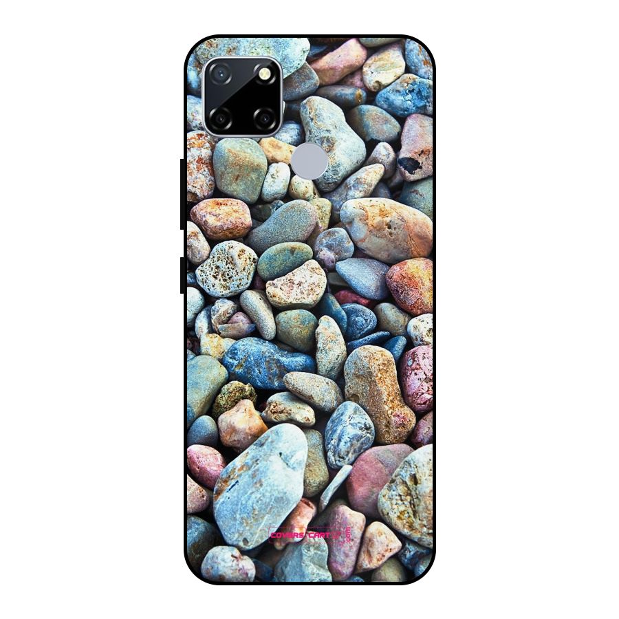 Pebbles Metal Back Case for Realme Narzo 30A