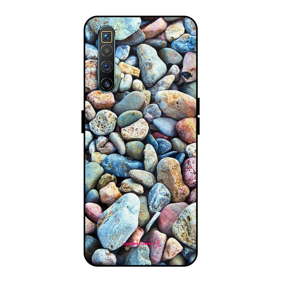 Pebbles Metal Back Case for Realme X3