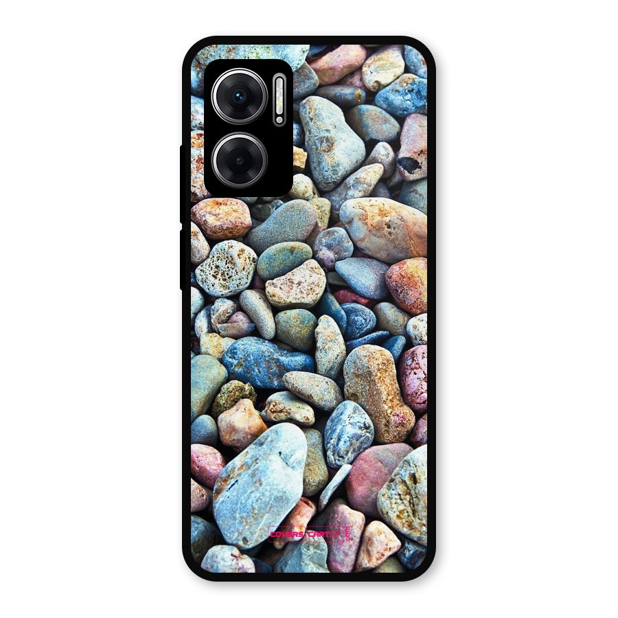 Pebbles Metal Back Case for Redmi 11 Prime 5G