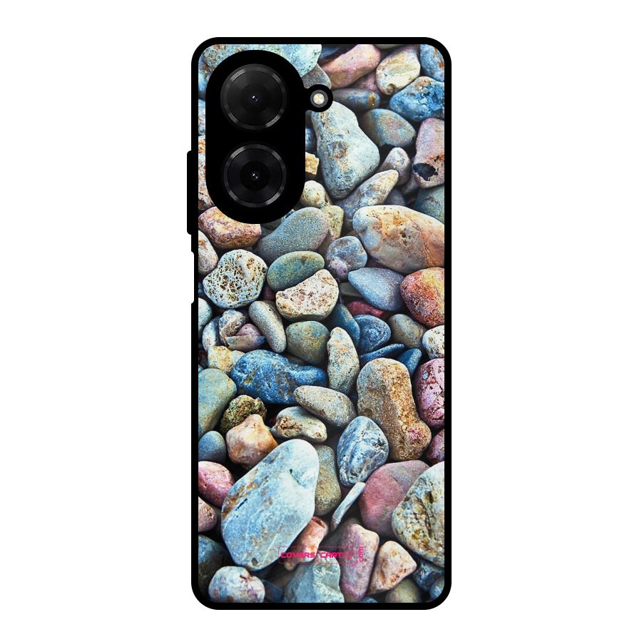 Pebbles Metal Back Case for Redmi A5 4G