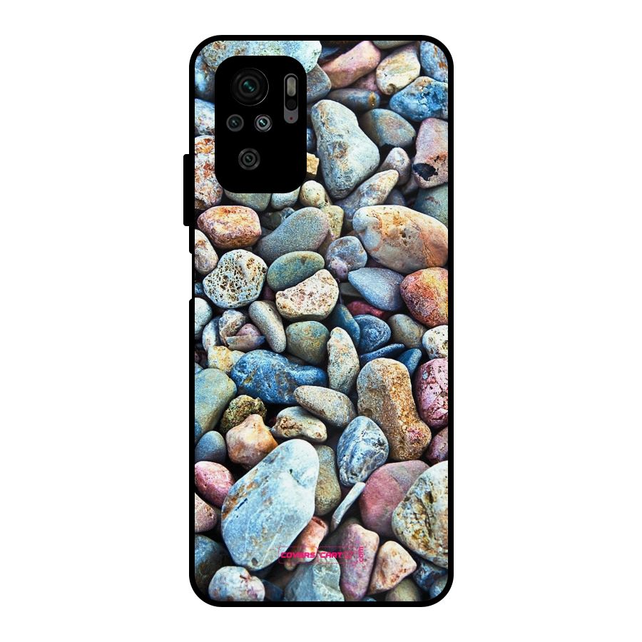 Pebbles Metal Back Case for Redmi Note 10S