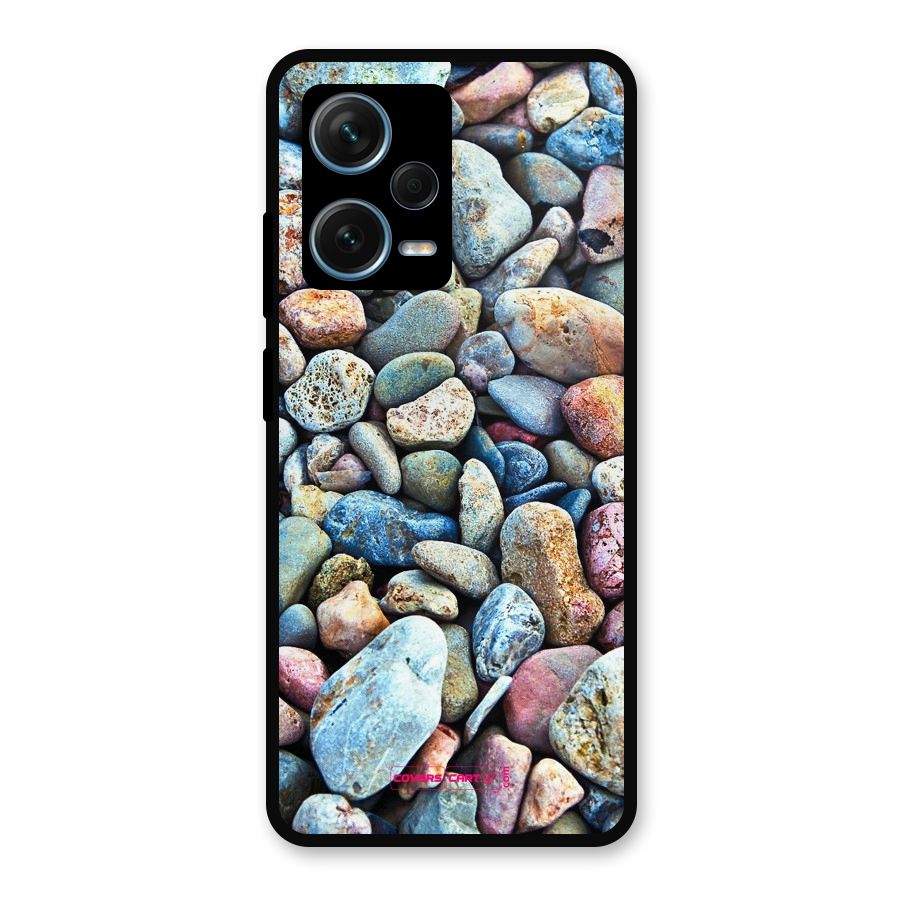 Pebbles Metal Back Case for Redmi Note 12 Pro Plus 5G