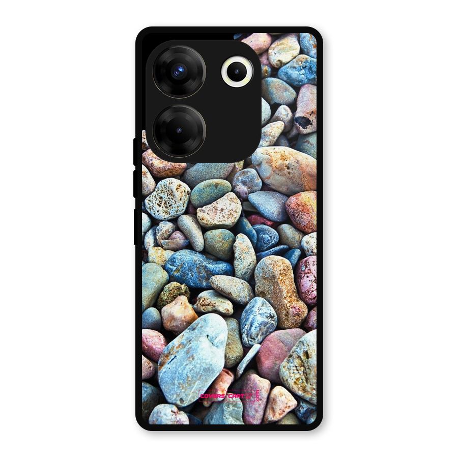 Pebbles Metal Back Case for Tecno Camon 20