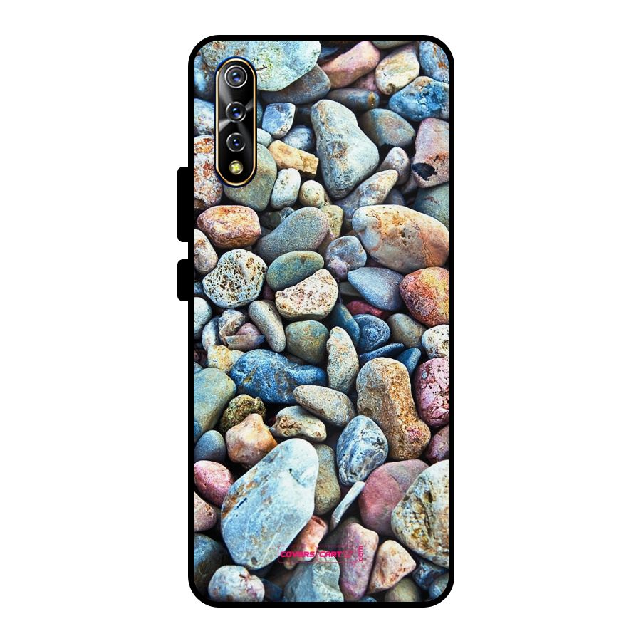 Pebbles Metal Back Case for Vivo S1