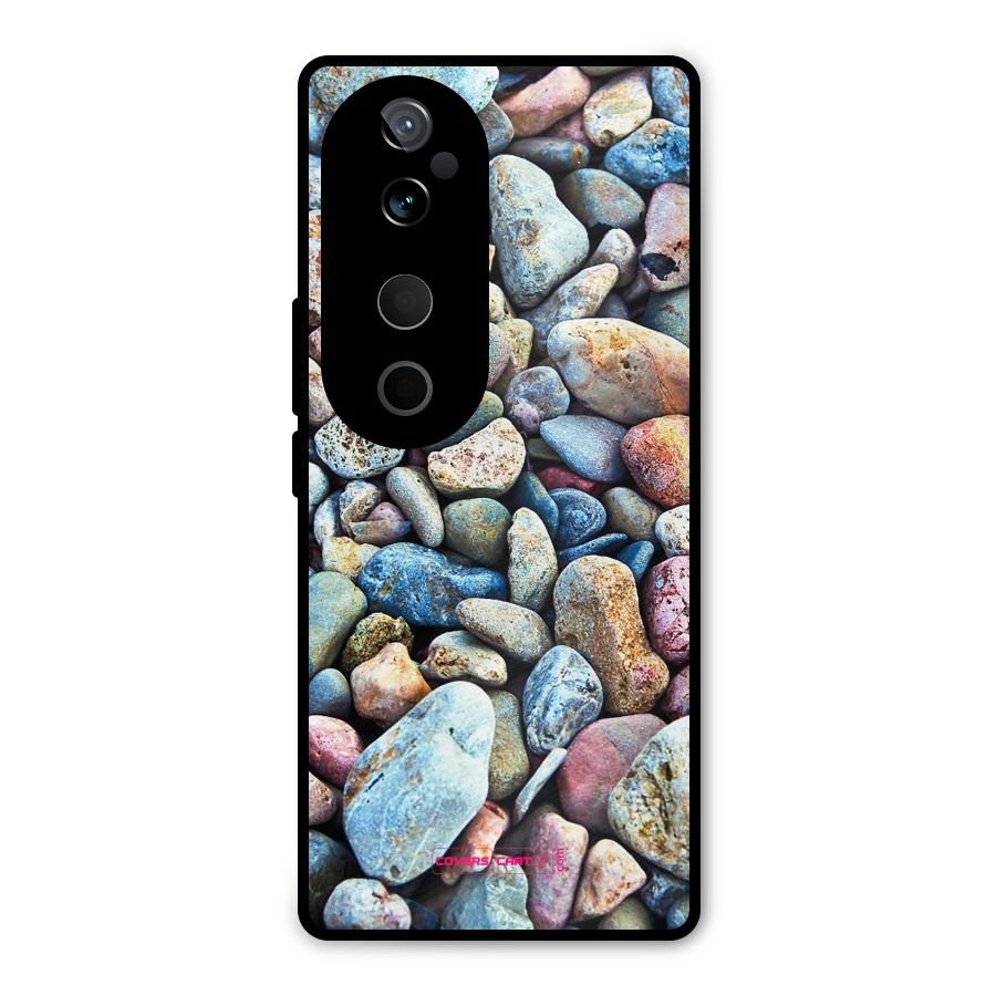 Pebbles Metal Back Case for Vivo T3 Ultra