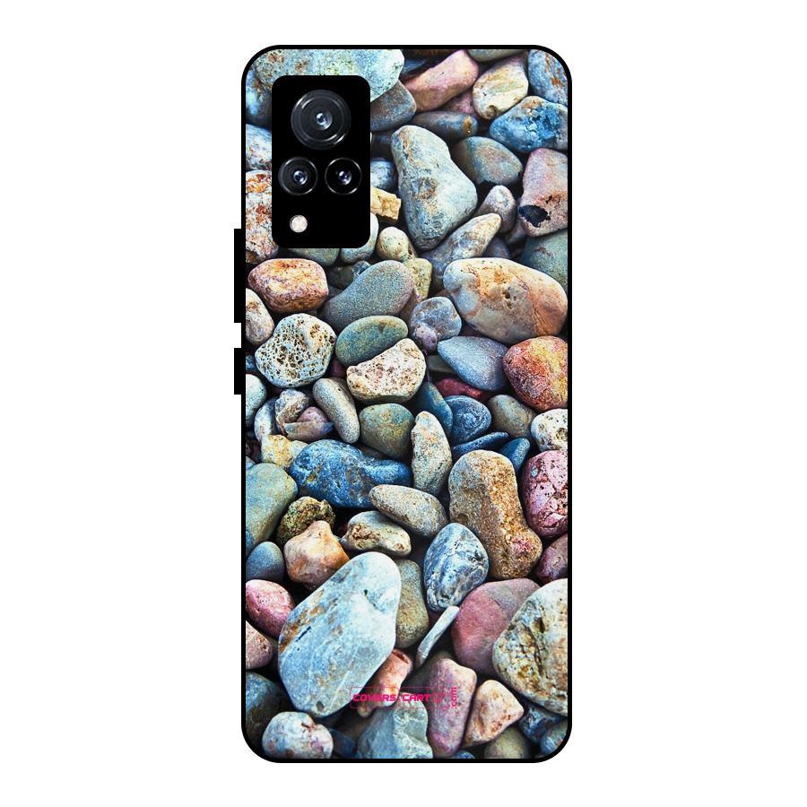 Pebbles Metal Back Case for Vivo V21 5G