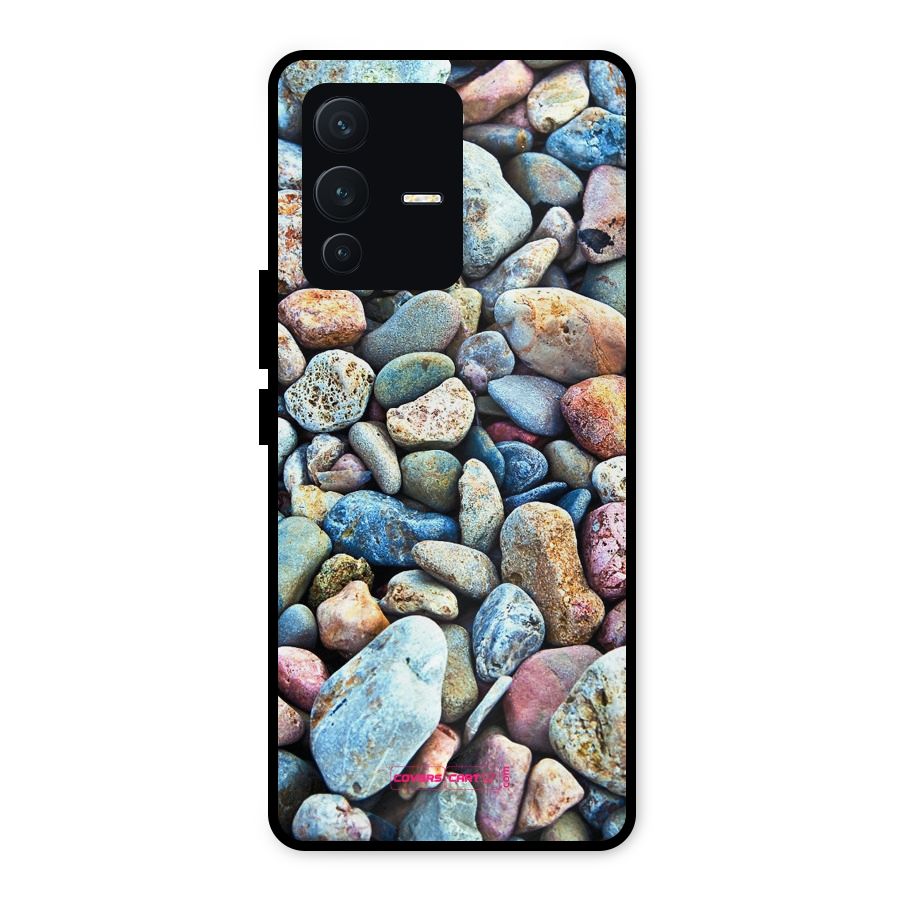 Pebbles Metal Back Case for Vivo V23 5G