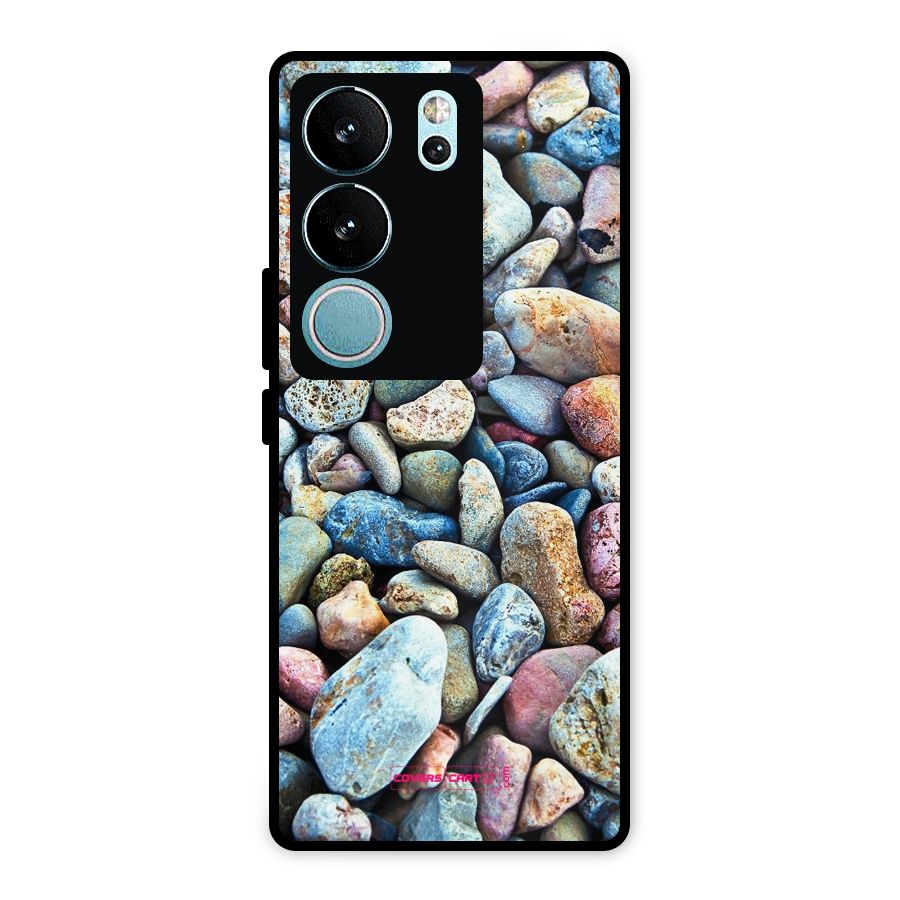 Pebbles Metal Back Case for Vivo V29