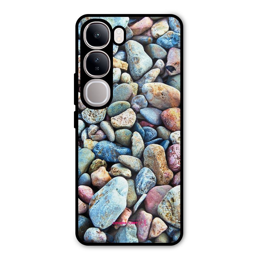 Pebbles Metal Back Case for Vivo Y300