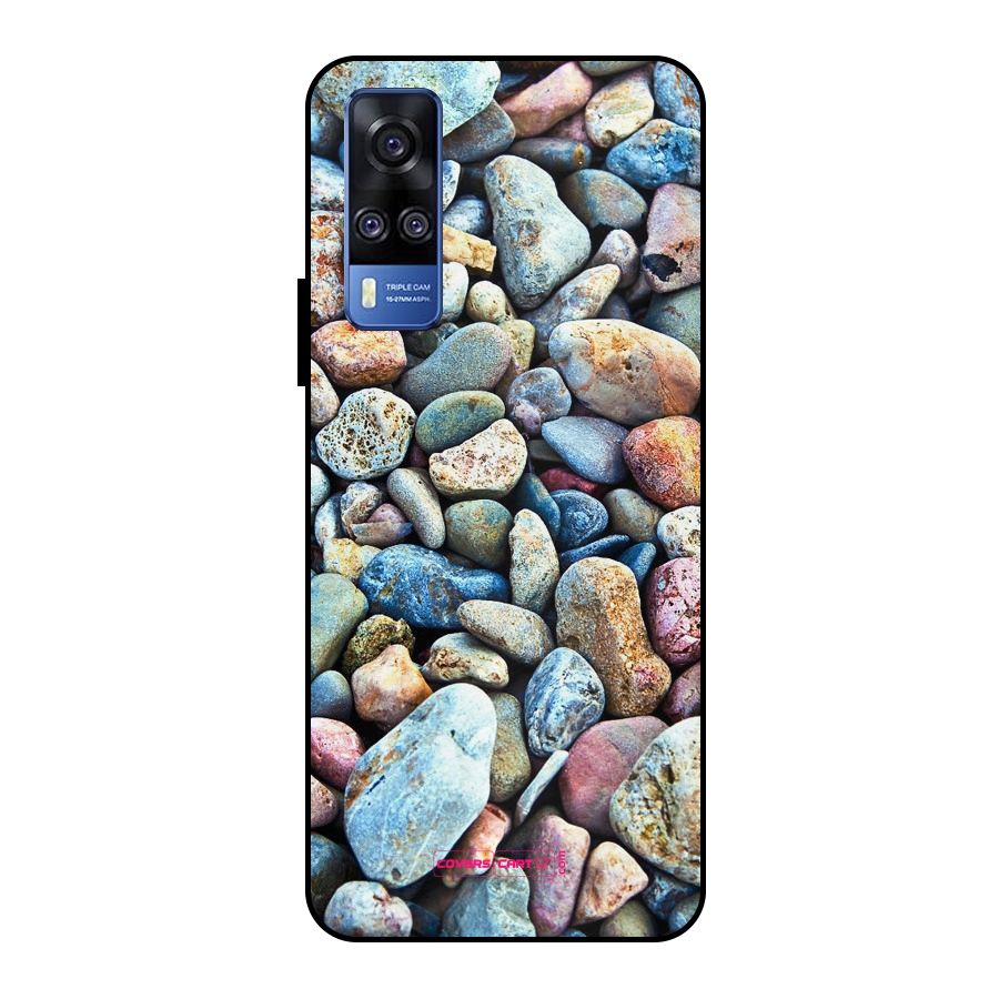 Pebbles Metal Back Case for Vivo Y51