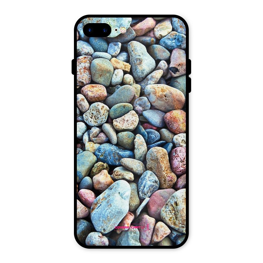 Pebbles Metal Back Case for iPhone 8 Plus