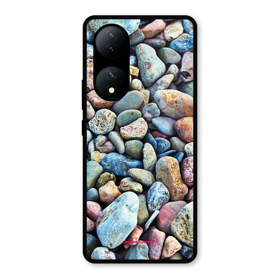 Pebbles Metal Back Case for iQOO Z7