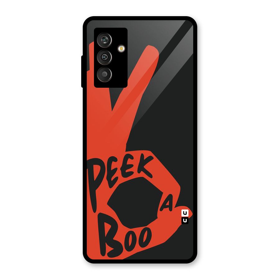Peek-a-boo Glass Back Case for Galaxy M13