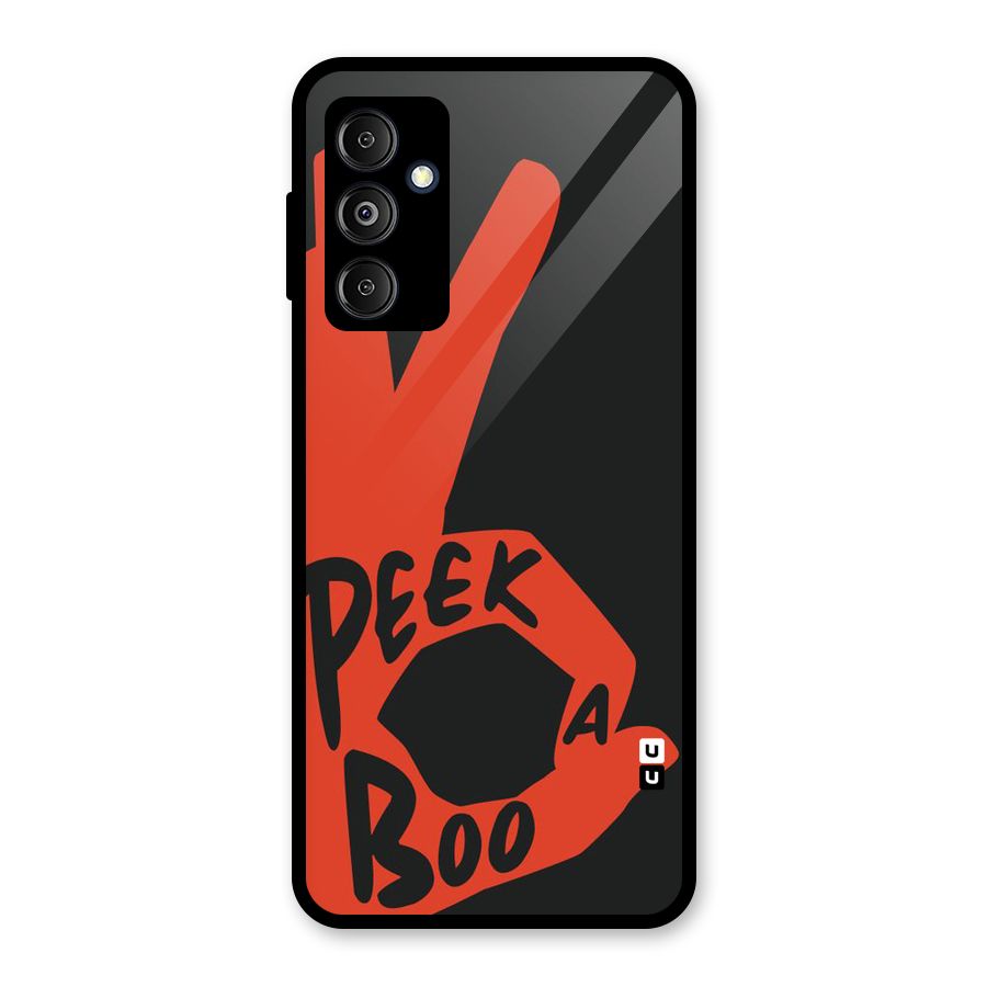Peek-a-boo Glass Back Case for Galaxy M14 5G