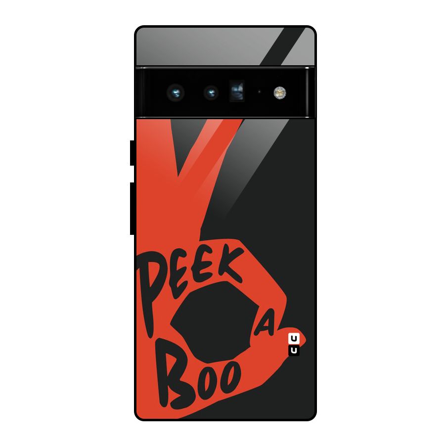 Peek-a-boo Glass Back Case for Google Pixel 6 Pro