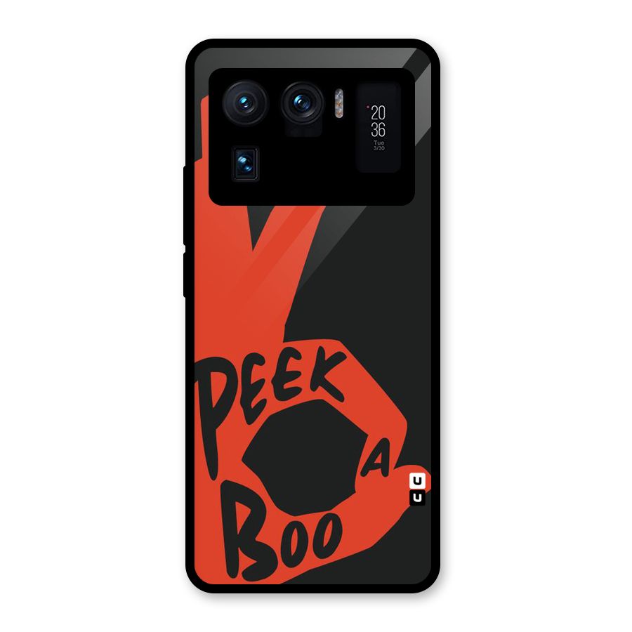 Peek-a-boo Glass Back Case for Mi 11 Ultra